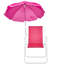 Chaise de plage pliante en métal (ensemble de 1)-1914824883