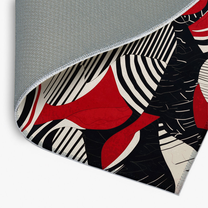 Tapis intérieur et extérieur Flame Rift, Rectangle 9 pi x 12 pi