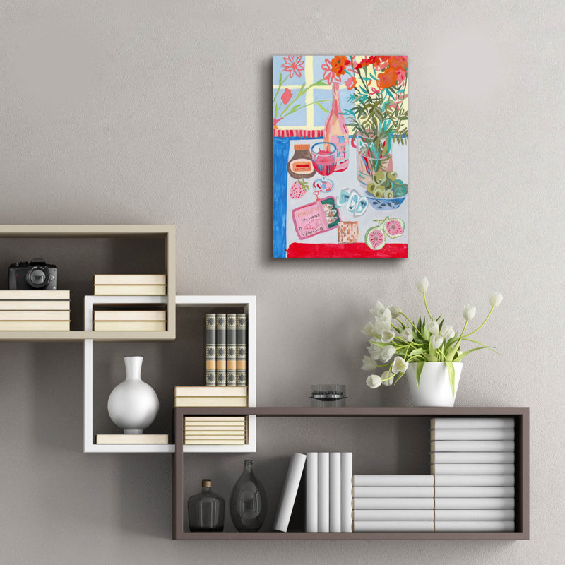 Art mural en verre épique «Saucy Secrets 3» par Melissa Wang, 16 po x 24 po, H 24 po x l 16 po