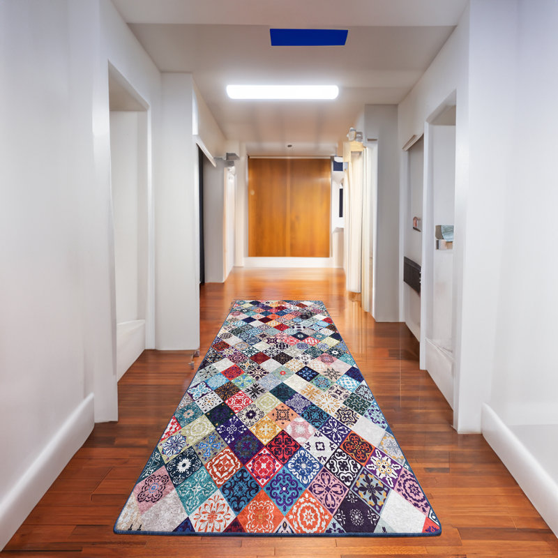 Tapis de couloir 3 pi x 10 pi Rotisha