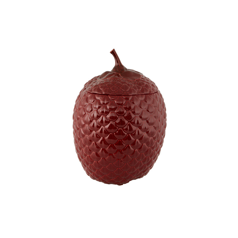 Amazōnia Sculpture, Red, 11.8" H x 8.46" W x 8.46" D