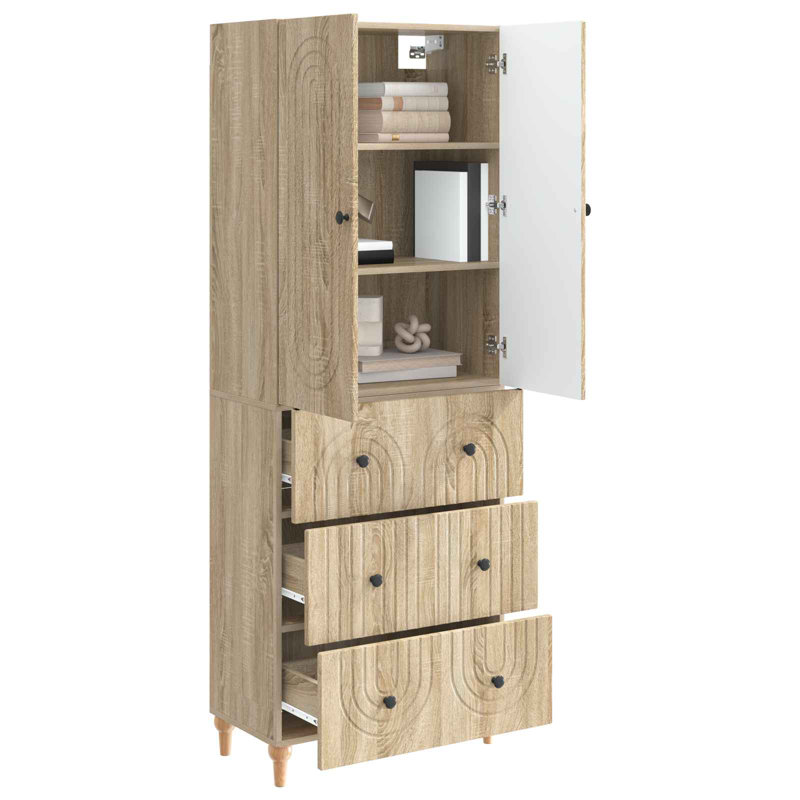 Storage Cabinet, Sonoma Oak