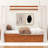 Wooden Canopy Bed with Storage Drawers-2097561016-2097561015