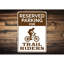 Panneau de signalisation en aluminium Trail Rider-1959597102