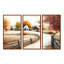 Chemin vers la grange III - ensemble d'art mural sur toile-1964951892-1964951903