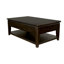 Table de cocktail avec plateau relevable et roulettes