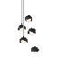 Brooklyn 5 - Light Cluster Geometric Pendant-117454841-117454847-133602519