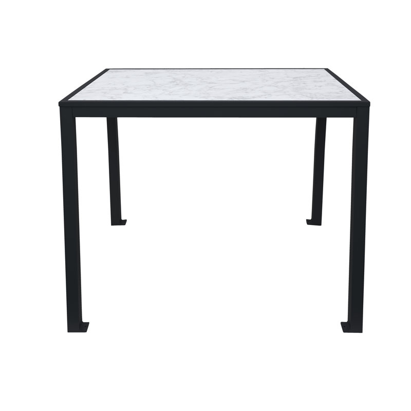 Table rectangulaire Surf Inlay L 48 po x l 32 po, Noir / gris clair