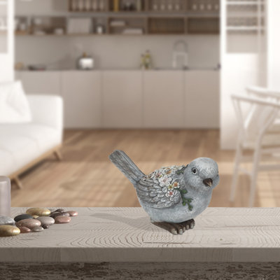 Oiseau solaire de jardin à DEL