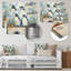 «White and Blue Penguins Laundry Room I» - Art mural en métal blanchisserie MT135147-2045818181