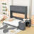 Queen Wood Murphy Bed with Built-in-Desk and Storage-1086616896