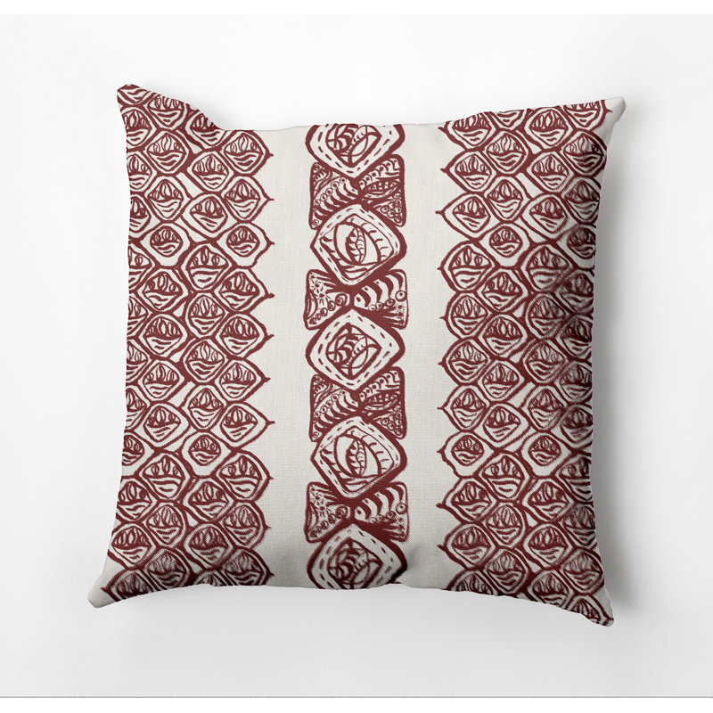 Housse de coussin carré et insert, Orange, 18" x 18"