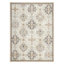 Tapis beige lavable antidérapant à motif de médaillon Tani & Country