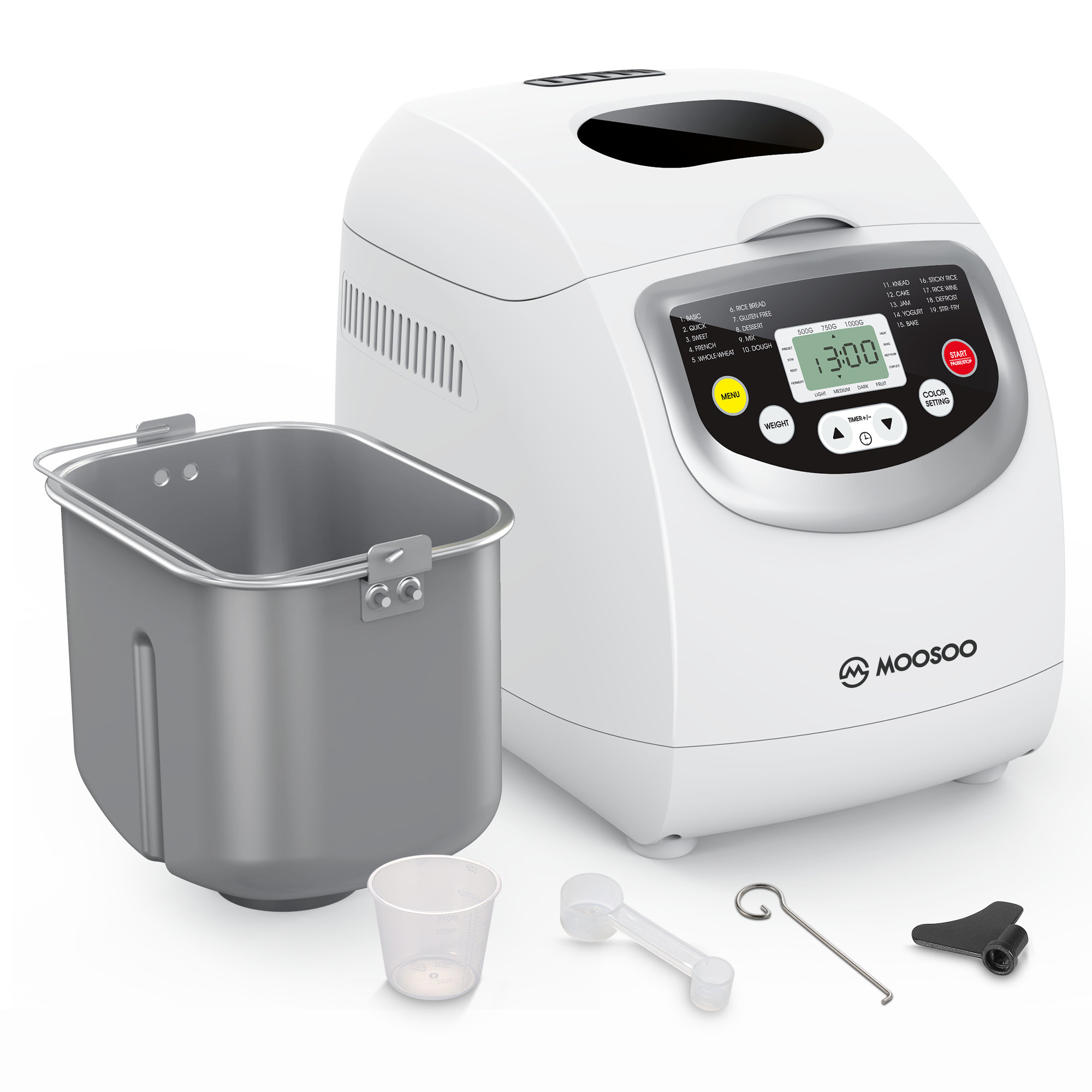 MOOSOO 2 Lbs Bread Maker Wayfair