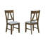 Ensemble de salle à manger en bois massif Homey, table rectangulaire et 8 chaises