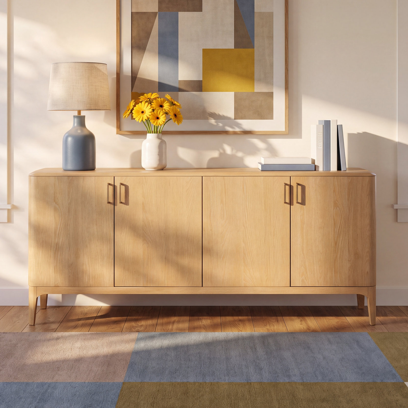 Kodie 76" Oak Sideboard