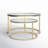 Emmitt Glass Top Nesting Coffee Table-490320556