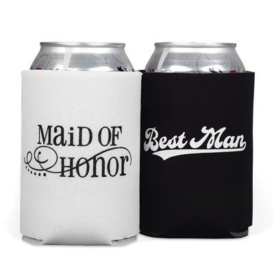 Refroidisseur de maid of honor & best man can