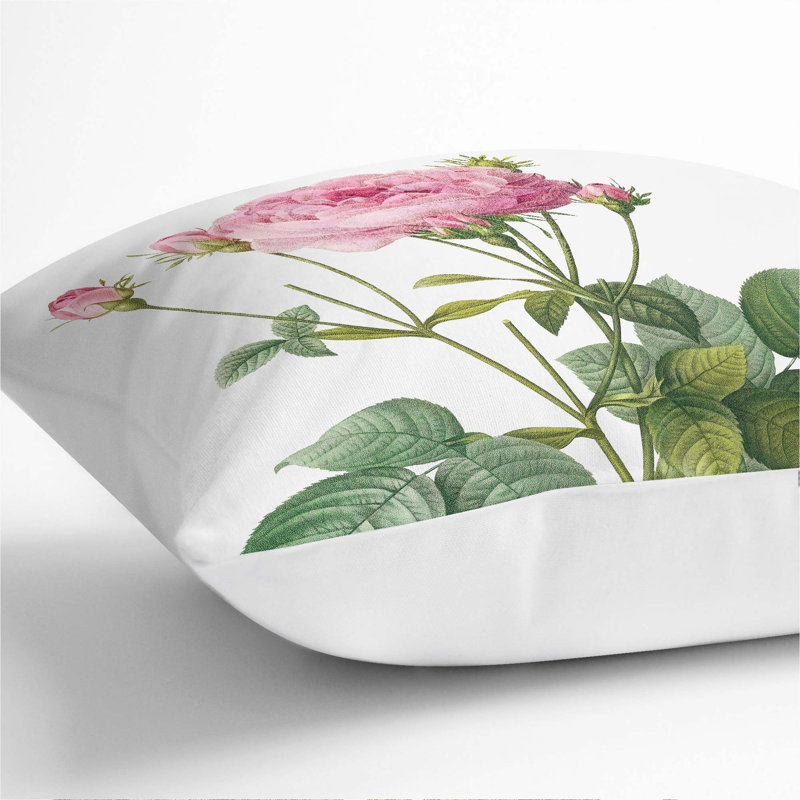 Square Cushion, 55cm H x 55cm W x 20cm D, White
