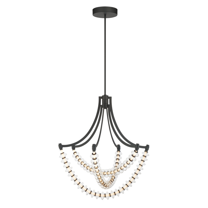 Lustre DEL 29,25 po Pearl, H 31 po x l 29,25 po x P 29,25 po, 2040 lumens, 26 W