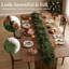  180cm Artificial Christmas Garland with Pinecones