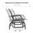 Outsunny 2-Person Outdoor Glider Bench, Patio Double Swing Rocking Chair Loveseat W/Powder Coated Steel Frame For Backyard Garden Porch, Gray-131662376