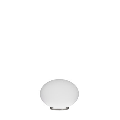 Lucciola Table Lamp M White Matt Satin Nickel E26 Ul