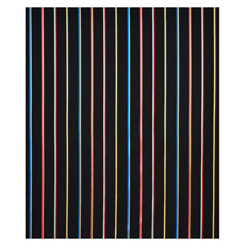 Larivey Stripe Fabric, Charcoal