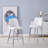 Bar Stools Set of 2,Counter Height Bar Stools with Back,Modern Faux Leather Kitchen Stools-899347624-899347618