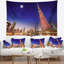 Tapisserie paysage de nuit burj khalifa-28495480