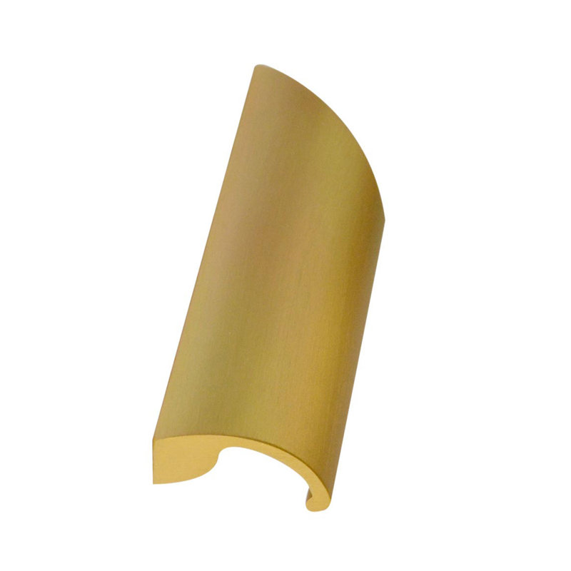 Hewson 3 3/4" Center Finger Pull, Brushed Gold
