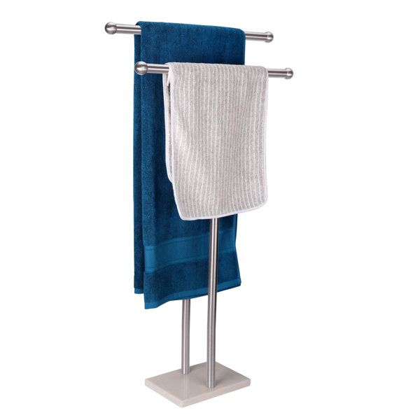 ADROIM Freestanding Towel Rack | Wayfair Freestanding Towel Rack