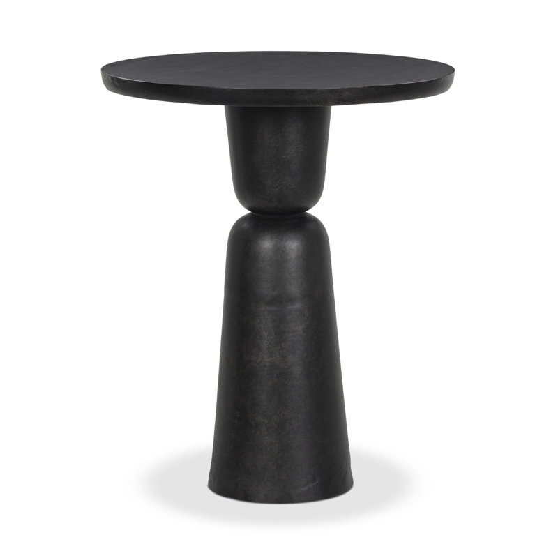 Brixton Outdoor Round Bar Table, 42" H x 33.75" W x 33.75" D