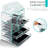 Sorbus 12 Drawer 4-Piece Makeup and Jewelry Organizer Case and Top Shelf-1376324751