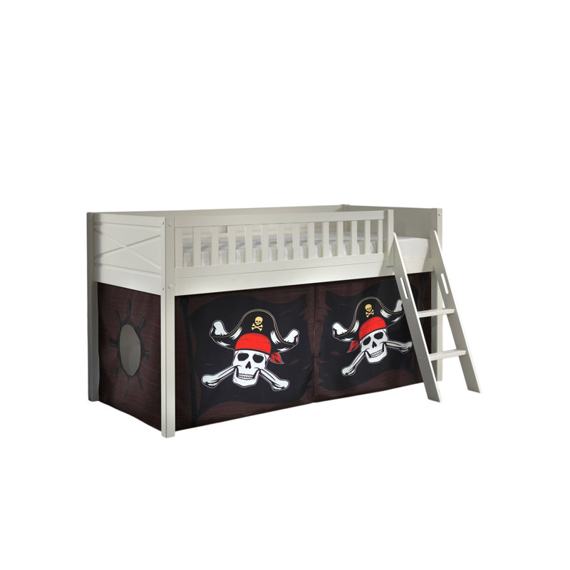 European Single (90 X 200 Cm) Mid Sleepers with Built-in Ladder Included