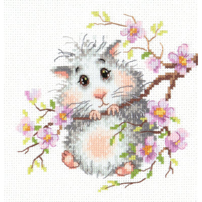 Mr.Hamster Counted Cross Stitch Kit by Magic Needle 18-92