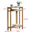 Console étroite de 22 pouces de largeur avec 3 tablettes de rangement à 3 niveaux, table d'appoint pour le salon ou le couloir-979954020