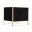 Fauteuil décoratif en velours Trillium Mid-Century-644359982