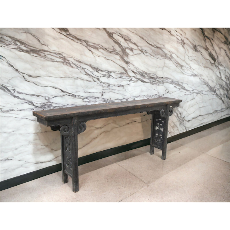 Ruyi 83.9'' W Solid Wood Console Table