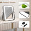 Miroir de meuble-lavabo à DEL 3 couleurs 16 po x 12 po Wrought Studio ™-1128770289