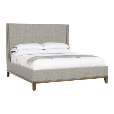Michael Weiss Solid Wood Wingback Bed
