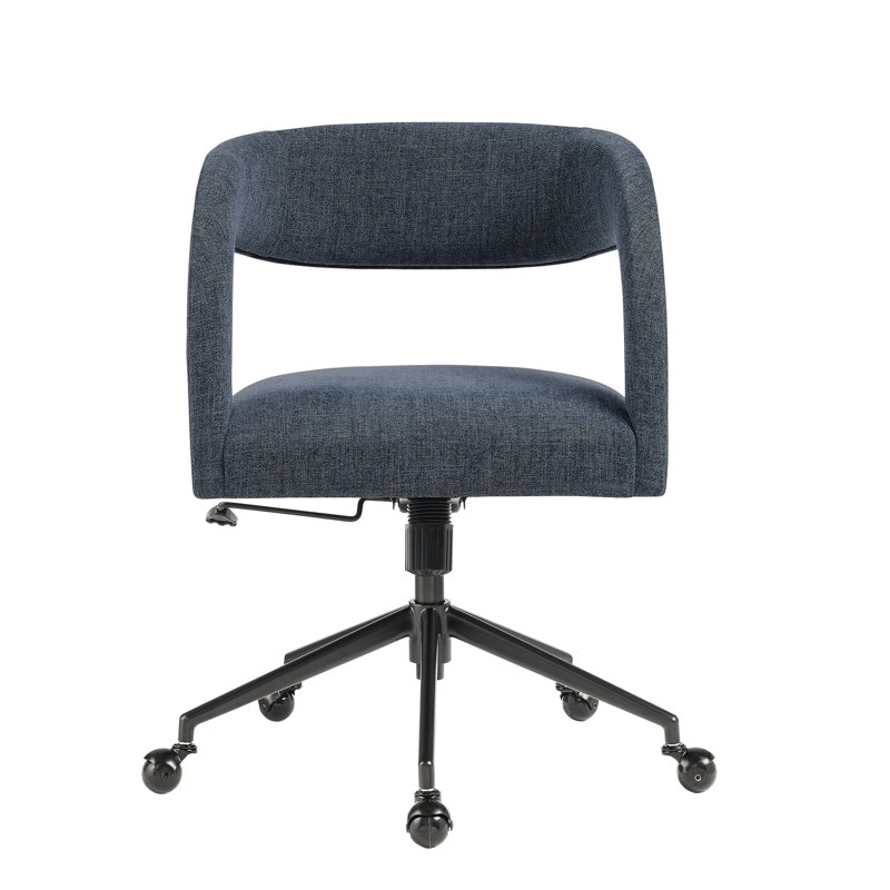 Pinnacle Upholstered Office Chair, Slate Blue