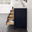 Meuble-lavabo double 60 po avec plateau Minnich