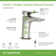 Verity Single Handle Bathroom Faucet with Push Pop Drain