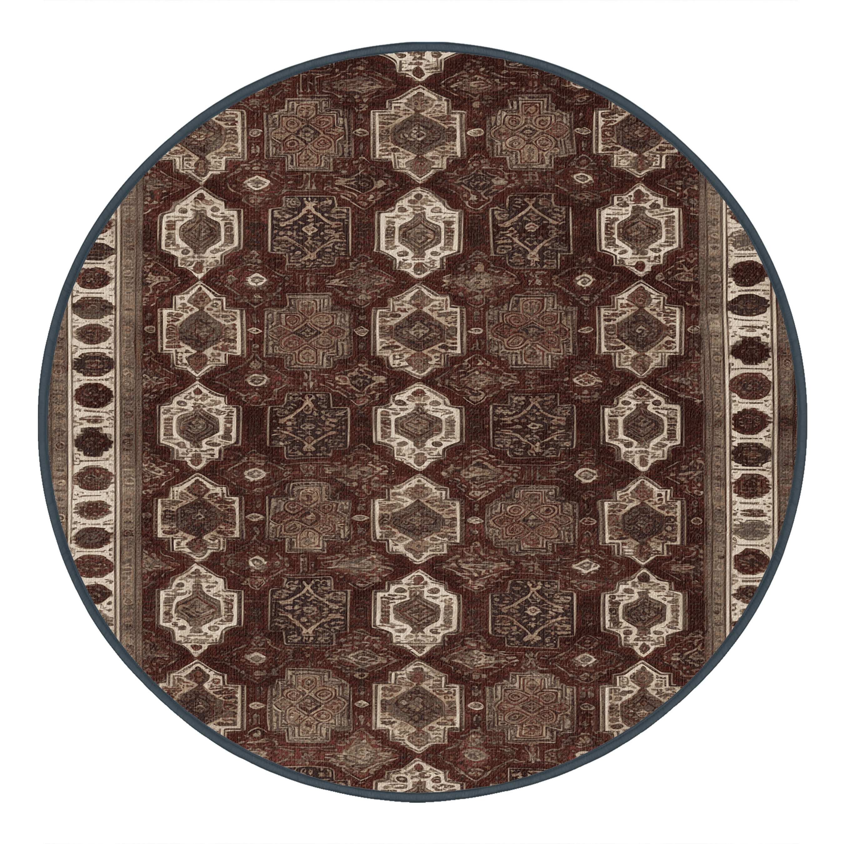 Bloomsbury Market Machine Washable Persian Black Area Rug | Wayfair