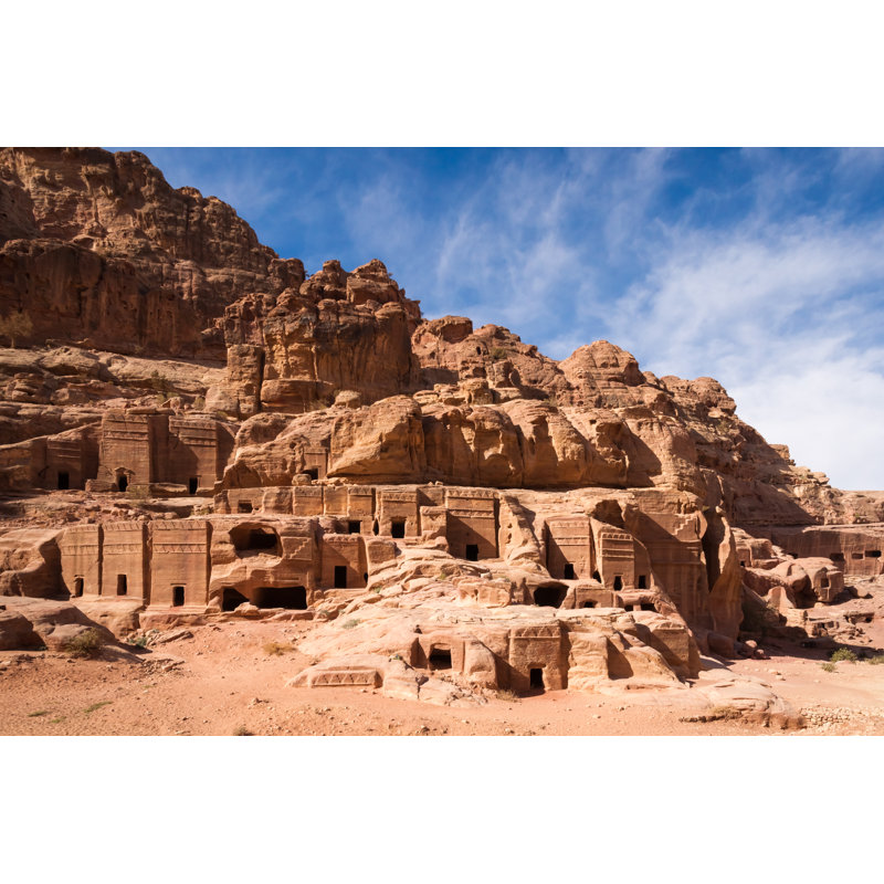 Facades Of Petra by Rhombur - Wrapped Canvas Print, 61cm H x 91cm W