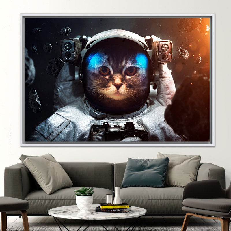 Print on Canvas, White Floater Framed, 20 cm H x 30 cm W