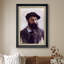 Autoportrait de l'artiste par Claude Monet - Peinture sur toile encadrée-86450377