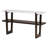 Narrow Console Table with Marble-Effect Top, Retro Entryway Table with Open Shelf, Sofa Table for Entryway, Hallway and Living Room-1675611263