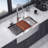 33'' L Single Bowl Stainless Steel Kitchen Sink